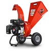 GreatCircleUSA Mini Wood Chipper & Shredder- 7HP 212CC Gas Engine 3" Max Branch Diameter (Red) - 2 of 4