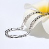 Figaro Chain Necklace for Women 16" Sterling Silver 5mm  Ginger Lyne Collection - 4 of 4