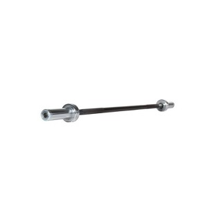 YORK Black Oxide International Weight Bar 32 lbs 62 Inch Olympic Bar with Chrome Sleeves for Squat Chest Press Deadlift and Olympic Lifts - 1 of 1