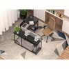 Sevobal Desks L-Shaped Multifunctional Desk Ample Storage, Ergonomic Design for Home Office Study, Black, 53.9"*51.2"*29.5" - 3 of 4