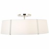 Crystorama Lighting Fulton 6 - Light Flush Mount in  Polished Nickel - 4 of 4