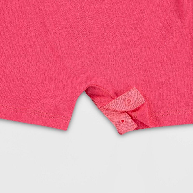 Levi's® Baby Girls' Ruffle Sleeve Romper - Pink, 5 of 6