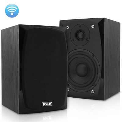 Pyle Hi-Fi Bluetooth Bookshelf Monitor Speakers - 300W MAX (PBKSP22)