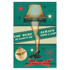 Trends International A Christmas Story - Jealous Of This Lamp Framed Wall Poster Prints - 1 of 4