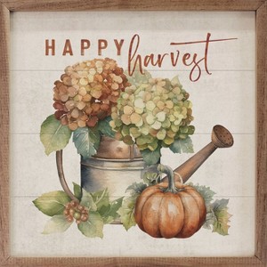 Kendrick Home Happy Harvest Watering Can Wall Art - 1 of 4