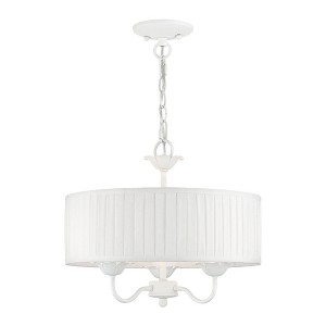 Livex Lighting Edinburgh 3 - Light Pendant in  White - 1 of 1