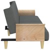 vidaXL Sofa Bed Dark Gray Fabric (100% polyester), plywood Standard - 4 of 4