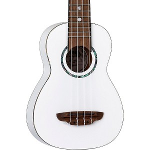 Luna Hau Snow Soprano Ukulele White - 1 of 4