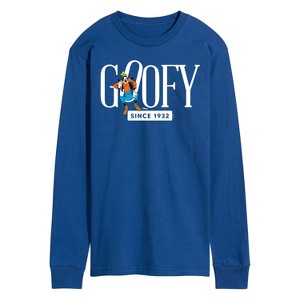 Men's - Disney - Goofy Since 1932 Long Sleeve Graphic T-Shirt - 1 of 4