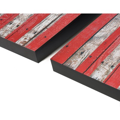 American Flag MDF Cornhole Set with Bean Bags and Carrying Case