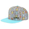 Kids Microfiber Pokemon All-Over Printed Cap Hat with Embroidery OSFA - 3 of 4