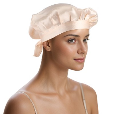 Unique Bargains Women's Faux Silk Hair Bonnet 1 Pc