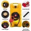 15 Gallon Gas Can, Portable Gas Storage Tank with LE Fluid Transfer Siphon Pump, Fuel Transfer Tanks with 10ft, Delivery Hose Diesel Fuel Can - 2 of 4