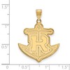 Black Bow Jewelry 14k Yellow Gold Plated Sterling Silver Rollins College Tars NCAA Extra Large Pendant - 2 of 3