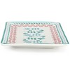 Gibson Home Village Vines 10.6 Inch Fine Ceramic Rectangular Platter in Multi - 4 of 4