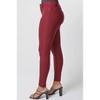 YMI Women's Hyper Stretch Mid-Rise 5 Pocket Slim Fit Skinny Jeans - 2 of 4