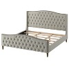 Dietrich Tufted Upholstered Bed with Headboard and Footboard | ARTFUL LIVING DESIGN - 2 of 4
