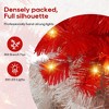 6ft Artificial Christmas Tree with 300 LED Lights and 900 Bendable Branches, Candy Cane Christmas Tree Holiday Decoration - 3 of 4