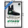 Trends International NHL Dallas Stars - Drip Skate 21 Framed Wall Poster Prints - 3 of 4
