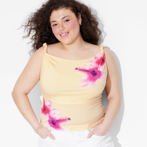 Women's Twist Knit Tank Top - Wild Fable™ - 1 of 3