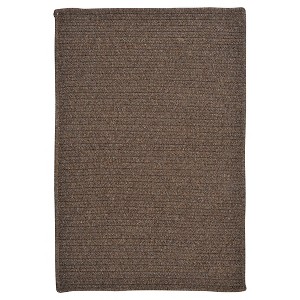 Westminster Wool Blend Braided Area Rug - Bark - (5