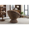 CAVINAS Oversized Swivel Accent Chair, 360-degree Swivel Barrel Chair, Upholstered Swivel Chair, Papasan Chair for Living Room Bedroom - 2 of 4