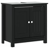 CLIHOME Wooden Bathroom Sink Storage Cabinet with 2 Doors, Traditional Sink Cabinet Bathroom Space Saver Organizer - 3 of 4