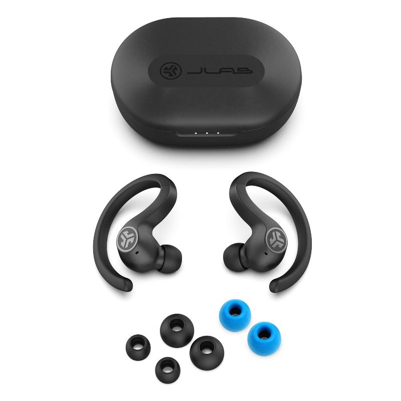 JBuds Air Sport True Wireless Bluetooth Headphones - Black, 4 of 8
