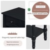 LIVAREEmlen Narrow Console Table, Slim Sofa Table with Three Storage Drawers and Bottom Shelf - 4 of 4