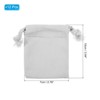 Unique Bargains 100% Cotton Reusable Washable Dust Drawstring Bag 12 Pcs - 2 of 4