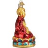 Old World Christmas Blown Glass Ornament for Christmas Tree, Red Buddha - 4 of 4