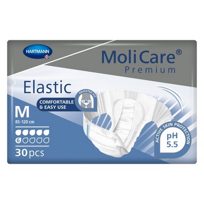 MoliCare Premium Elastic 6D Incontinence Brief, Unisex, Medium