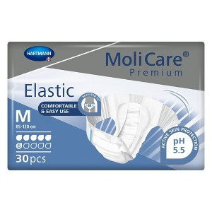 MoliCare Premium Elastic 6D Incontinence Brief, Unisex, Medium - 1 of 2