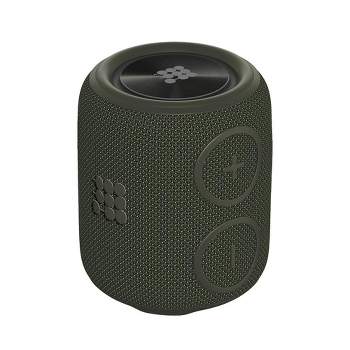 Cubitt Power GO Waterproof  portable speakers with Bluetooth  quick charge  10-hr playtime  stereo experience  and built-in microphone.