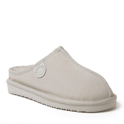 Fireside By Dearfoams Women's Greta Genuine Shearling Clog Slipper