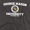 George Mason University Official Circle Logo Adult T Shirt, Black - 2 of 4