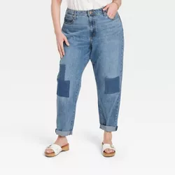Women's Plus Size High-Rise Boyfriend Jeans - Universal Thread™ Medium Wash 26W