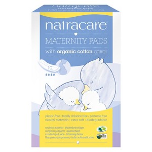 Natracare Organic Cotton Maternity Pads - 10 ct - 1 of 4