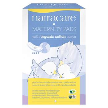 Natracare Organic Cotton Maternity Pads - 10 ct