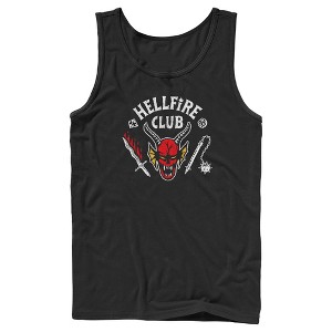 Men's Stranger Things Hellfire Club Costume Tank Top - 1 of 4