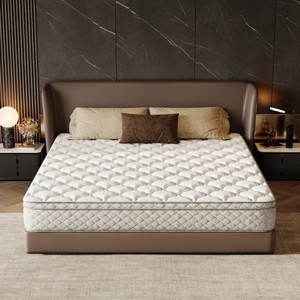 King Size Memory Foam & Pocket Springs, Medium Firm Hybrid Mattress for Zoned Support, CertiPUR-US & OEKO-TEX Certified-Coolbibila - 1 of 4