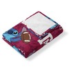 NCAA Enroll Stitch Hugger Pillow & Silk Touch Throw Blanket Set 40x50 Inches - 4 of 4