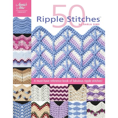 50 Ripple Stitches - (Annie's Attic: Crochet) by  Darla Sims (Paperback)