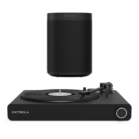 Victrola Stream Works With Sonos Wireless Turntable With 2-speeds With Sonos One Gen 2 Smart (black) : Target