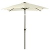 Outsunny 9' x 7' Solar Umbrella, LED Lighted Patio Umbrella for Table or Base with Tilt & Crank, Outdoor Umbrella for Backyard, Pool, Beach, Backyard - 4 of 4