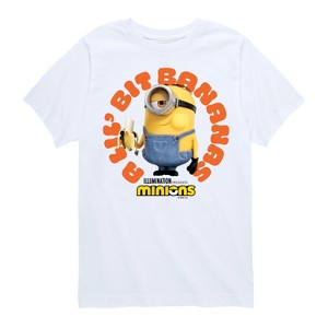 Boys' - Despicable Me - Minions A Lil Bit Bananas Short Sleeve Graphic T-Shirt - 1 of 4