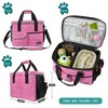 PetAmi Dog Travel Bag, Pet Supplies Organizer with Pockets, Food Container Collapsible Bowls, Gift Accessories Weekend Camping - 2 of 4