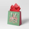 6ct Tissue and Holly Jolly Candy Cane Christmas Gift Bag Bundle - Wondershop™ - 2 of 3