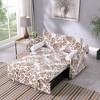 NicBex Modern Convertible Sleeper Chair,Pull-out Sofa Bed with Adjustable Back,Soft Couches with Sturdy Wood Frame for Living Room,Light Brown - 3 of 4