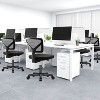 NicBex Office Chair with Adjustable Height Modern Nylon Mesh Armless Computer Chair with Wheels and Lumbar support for Office, Study, Bedroom - 2 of 4